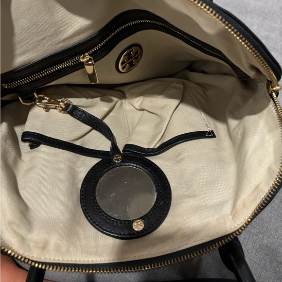 Tory Burch black leather Studded Bag in EUC. - Picture 9 of 10